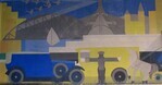 Wandschildering Leo Visser.
<br/>
Gert-Jan Lobbes, 2016-01-25